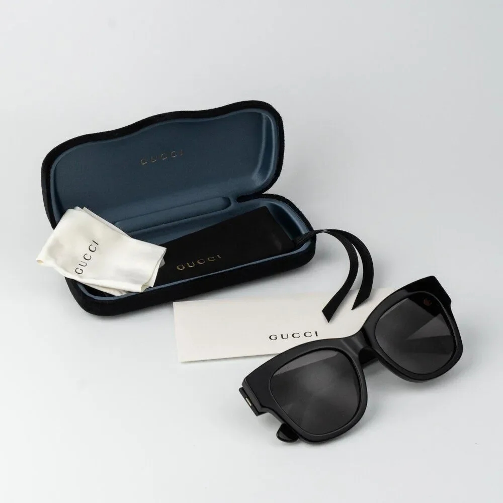 Gucci Men Sunglasses Black Grey Square GG1789S 001 BRAND NEW